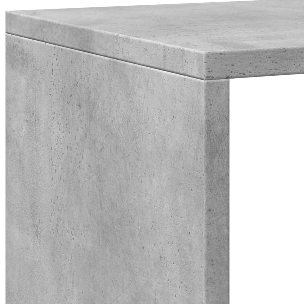 Bücherregal Weiß 137,5x29x137,5 cm Holzwerkstoff