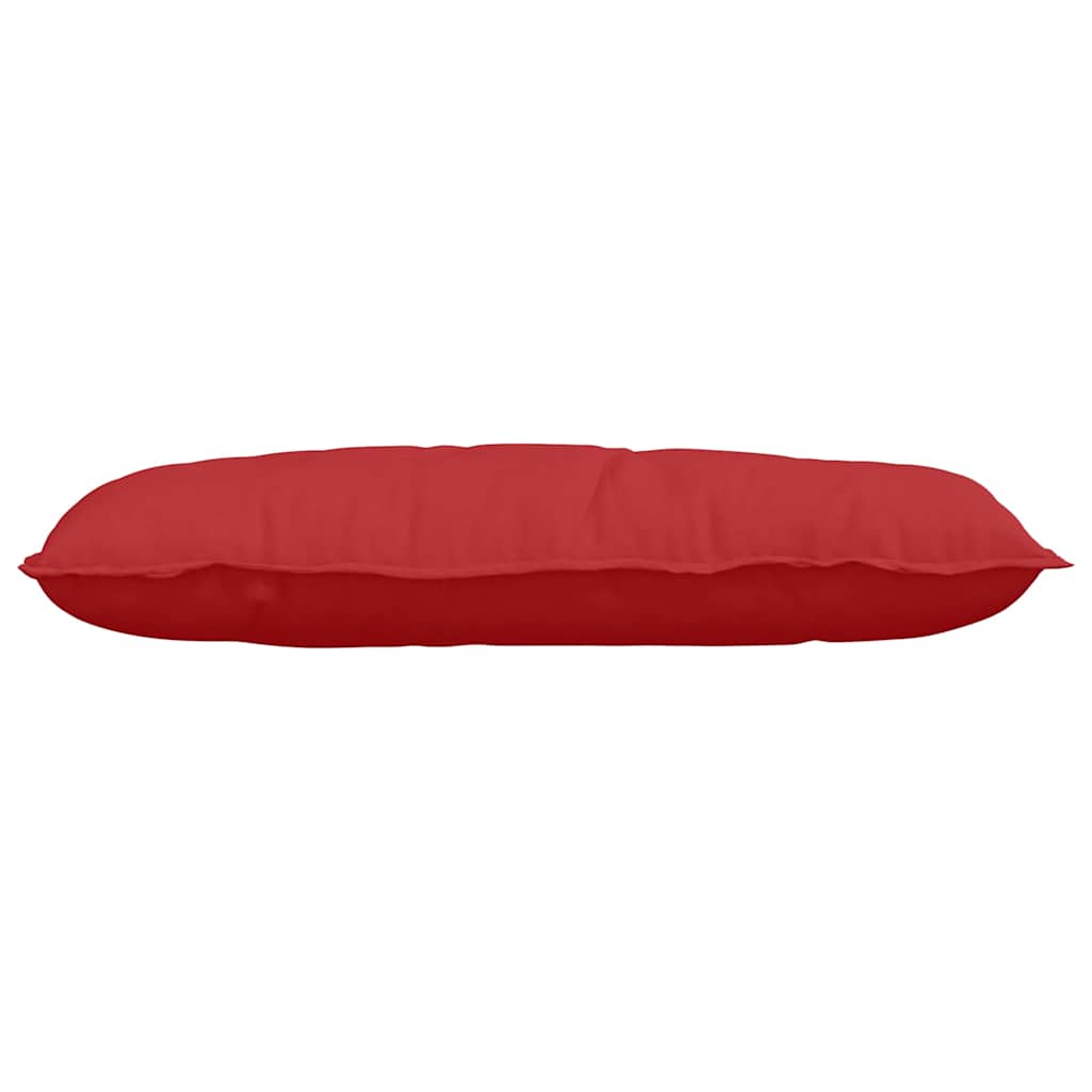 Rückenkissen Hellgrau 50 x 19 x 45 cm Stoff