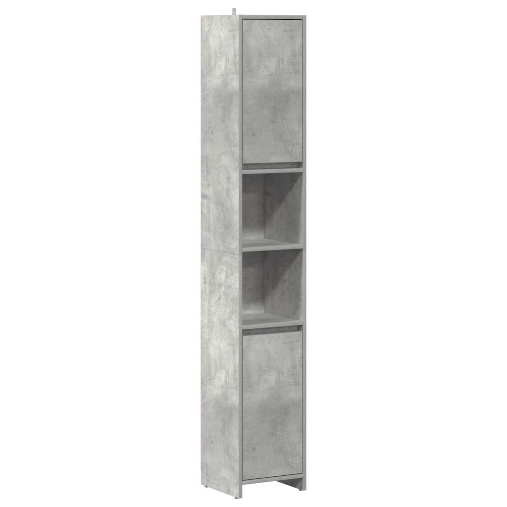Badezimmerschrank Weiß 30x30x183,5 cm Holzwerkstoff