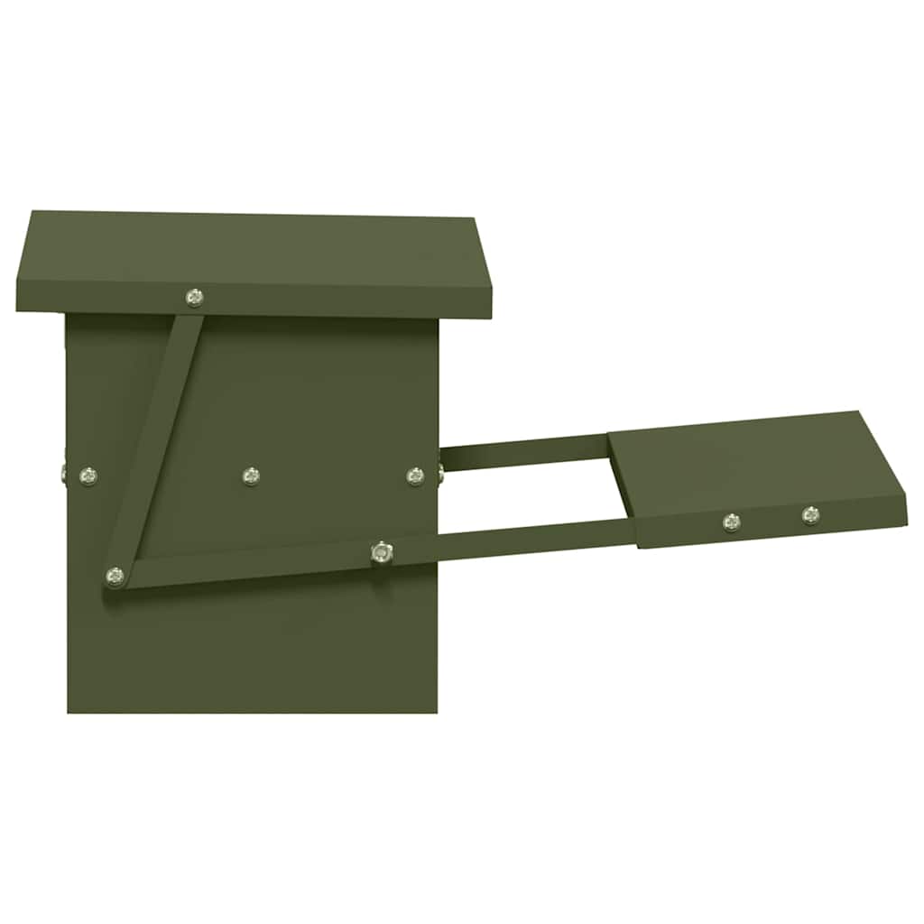 Hühnertretfeeder Schwarz 48,5 x 39,5 x 19 cm