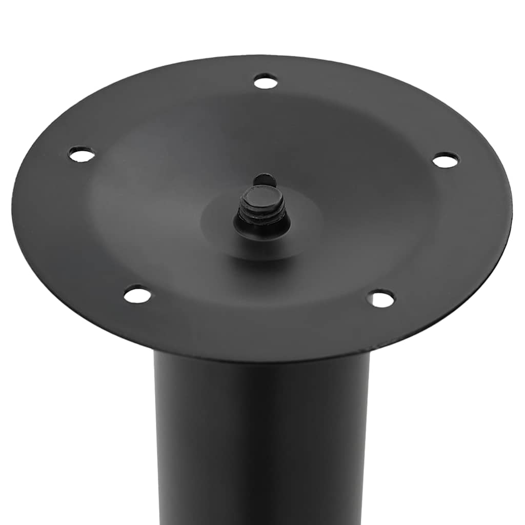 2 x Teleskopfuß Tischfuß Stützfuß Tischbein Chrom 710 mm-1100 mm