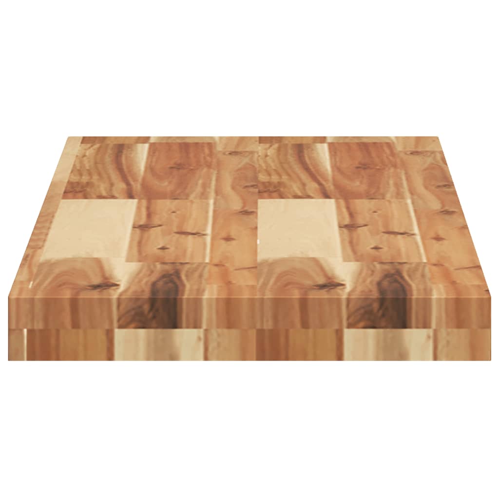 Tischplatte 40x20x2 cm Rechteckig Massivholz Akazie
