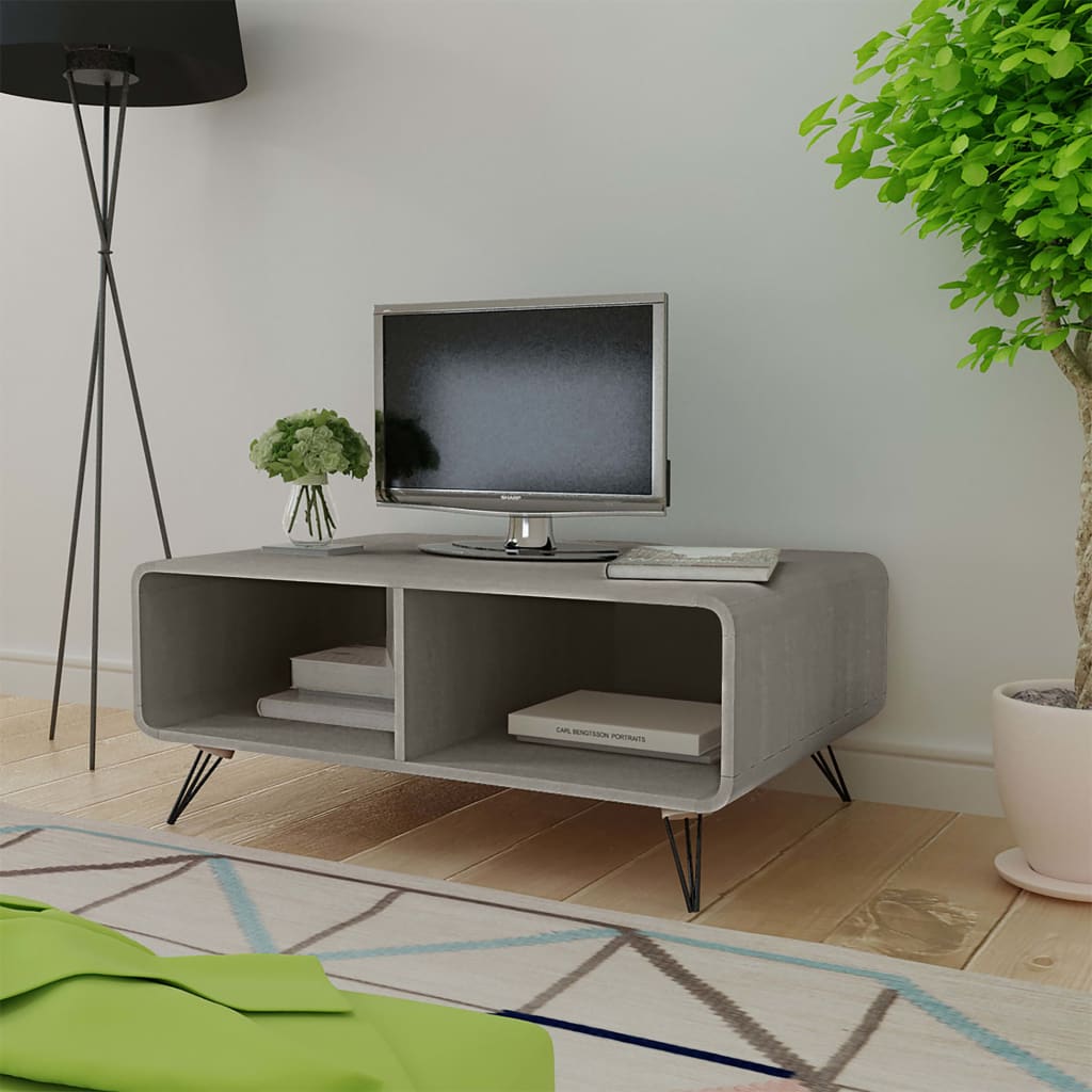 Couchtisch 90×55,5×38,5 cm Massivholz Paulownia Braun