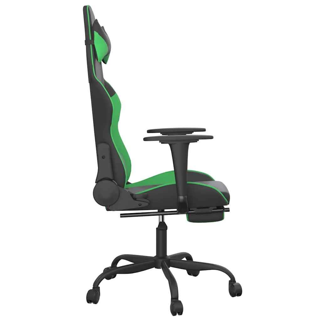 Gaming-Stuhl mit Massagefunktion Schwarz und Rot Kunstleder