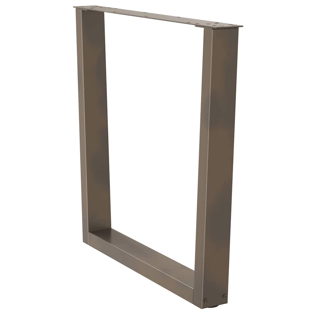 Couchtischbeine V-Form 2 Stück Schwarz 30x(30-31,3) cm Stahl