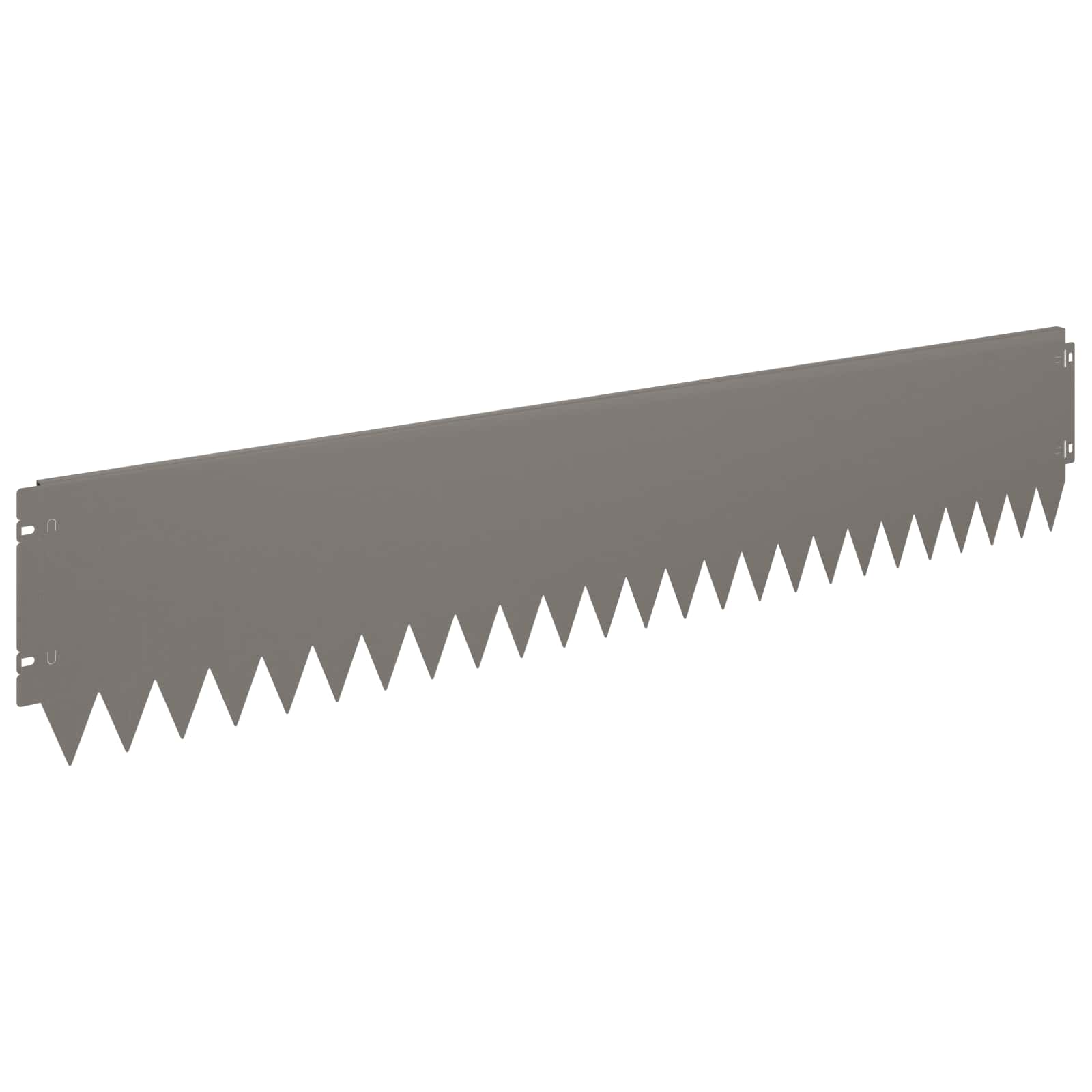 Raseneinfassung 10 pcs 103 x 10 cm Stahl Schwarz