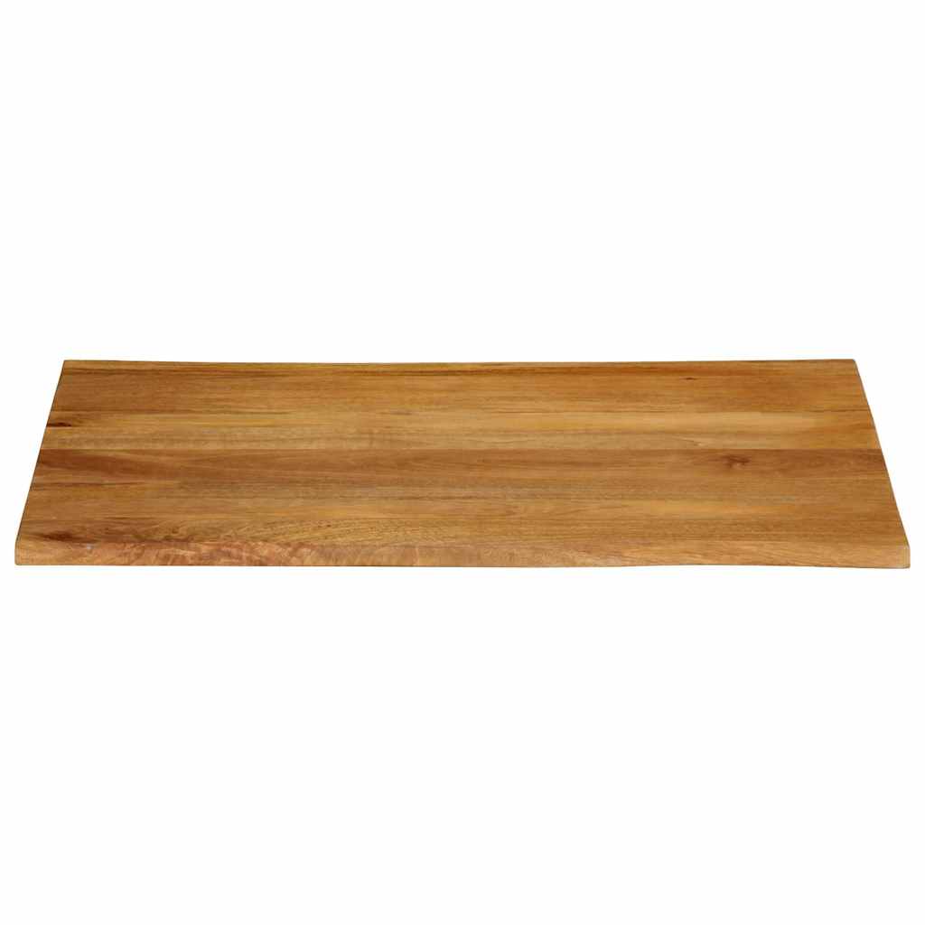Tischplatte 40x40x2,5 cm Rechteckig Massivholz Akazie Baumkante