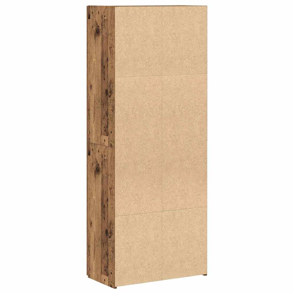 Aktenschrank Weiß 60x32x153 cm Holzwerkstoff