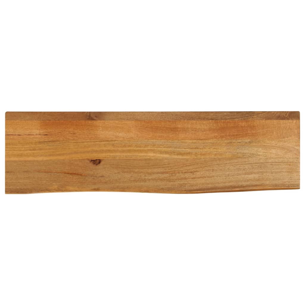Wandregal 40x20x2,5 cm Rechteckig Massivholz Akazie Baumkante