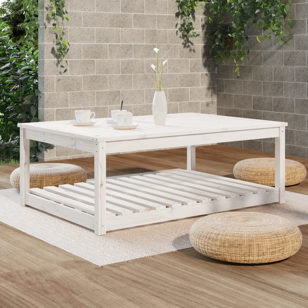 Gartentisch 82,5x50,5x45 cm Massivholz Kiefer