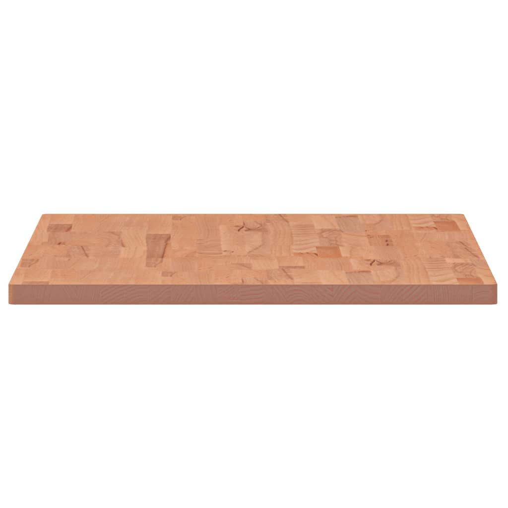 Tischplatte 80x40x1,5 cm Rechteckig Massivholz Buche