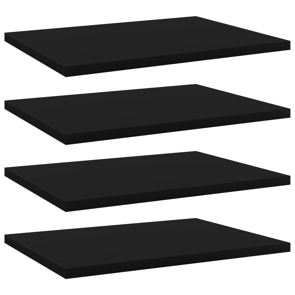 Bücherregal-Bretter 4 Stk. Weiß 40x10x1,5 cm Holzwerkstoff