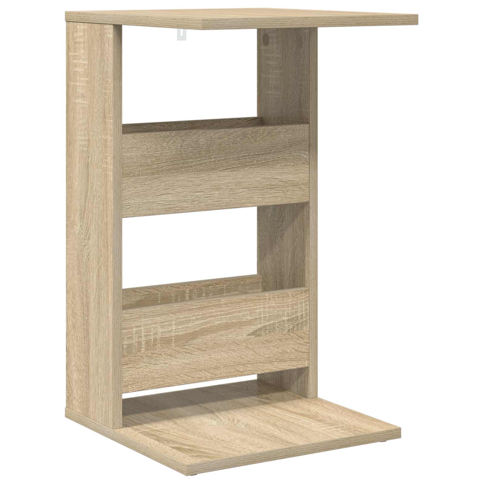 Beistelltisch Weiß 40 x 35 x 60,5 cm Holzwerkstoff
