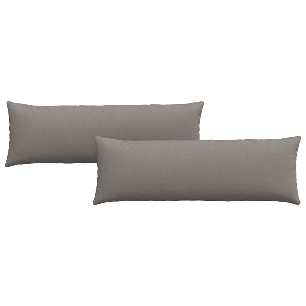 Sofakissen 2 pcs Hellgrau 50 x 30 cm Stoff