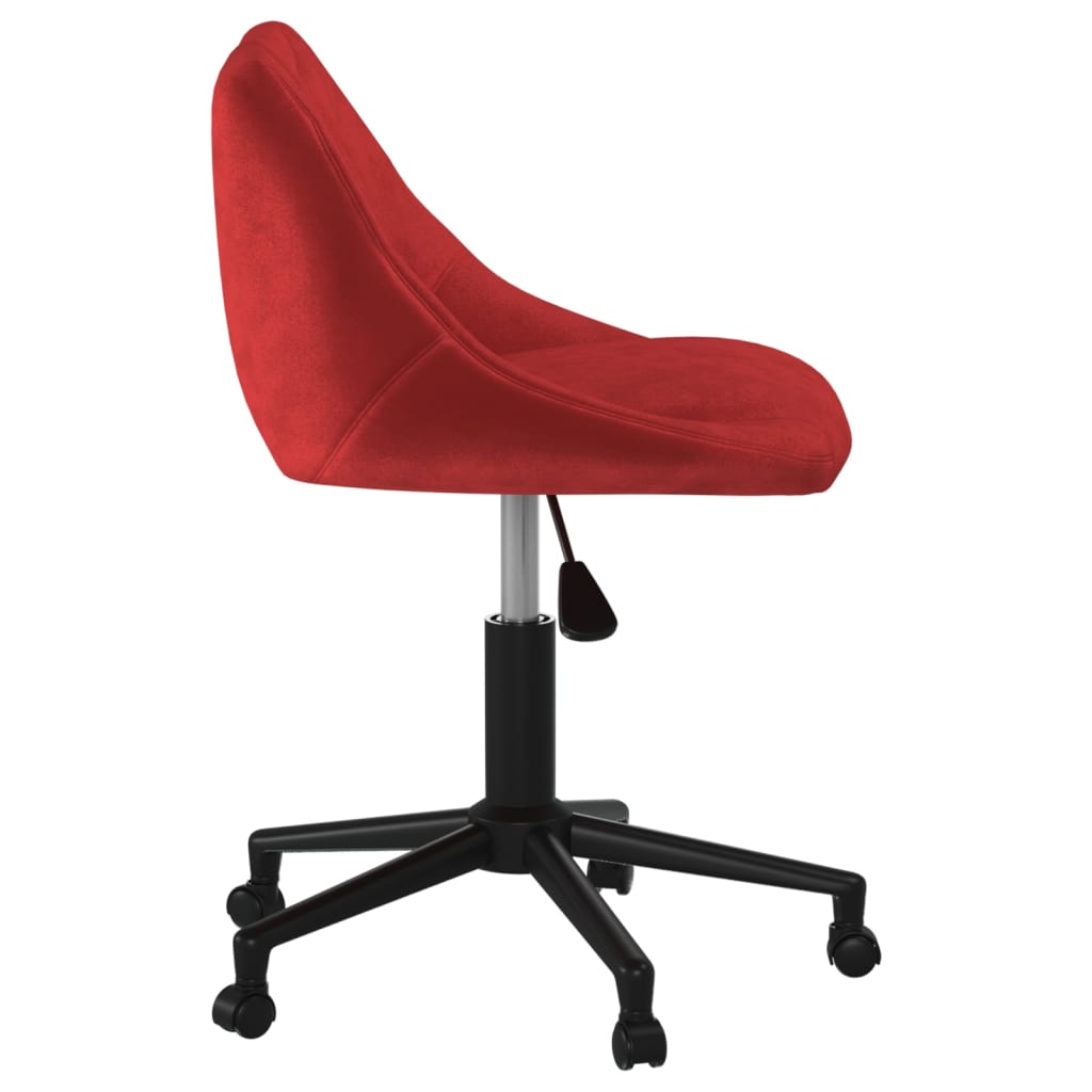 Bürostuhl Drehbar Creme Samt