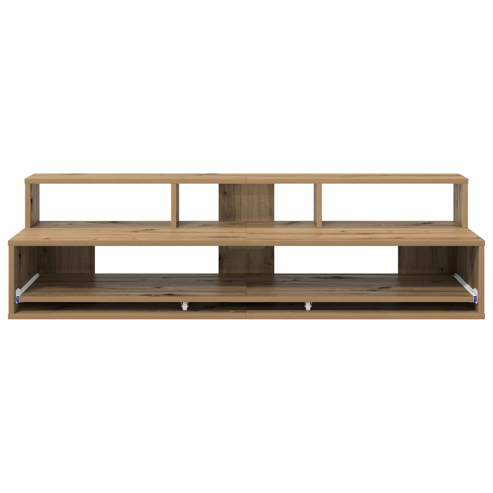 Studiotisch Weiß 152 x 42,5 x 36 cm Holzwerkstoff