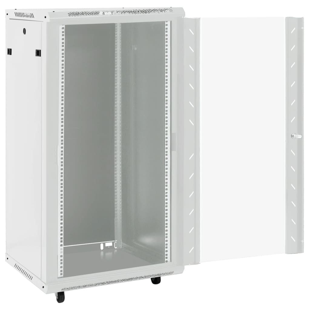 15HE Netzwerkschrank mit Schwenkfüßen 19" IP20 60x45x86 cm