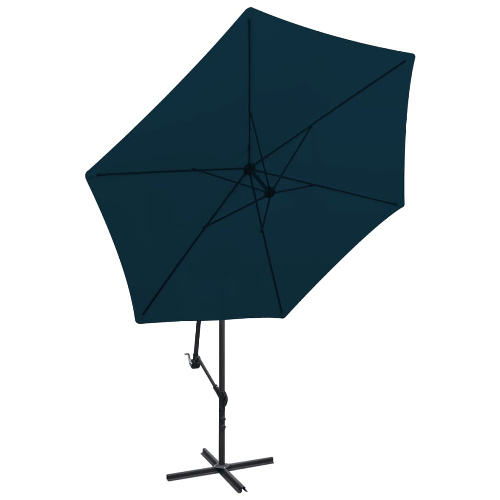Ampelschirm mit Aluminium-Mast 300 cm Anthrazit