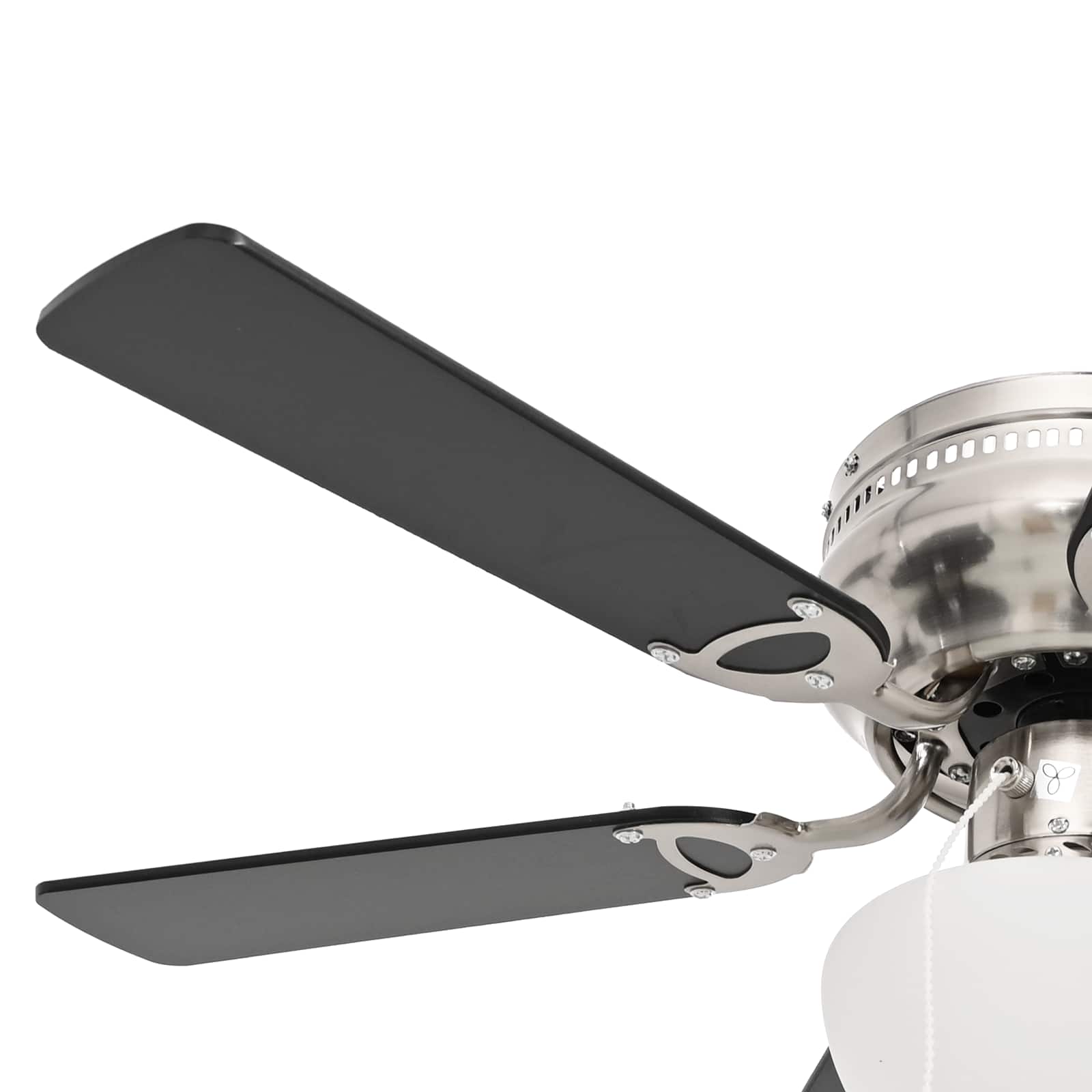 Deckenventilator mit Licht und Fernbedienung Ø 130 cm Weiß
