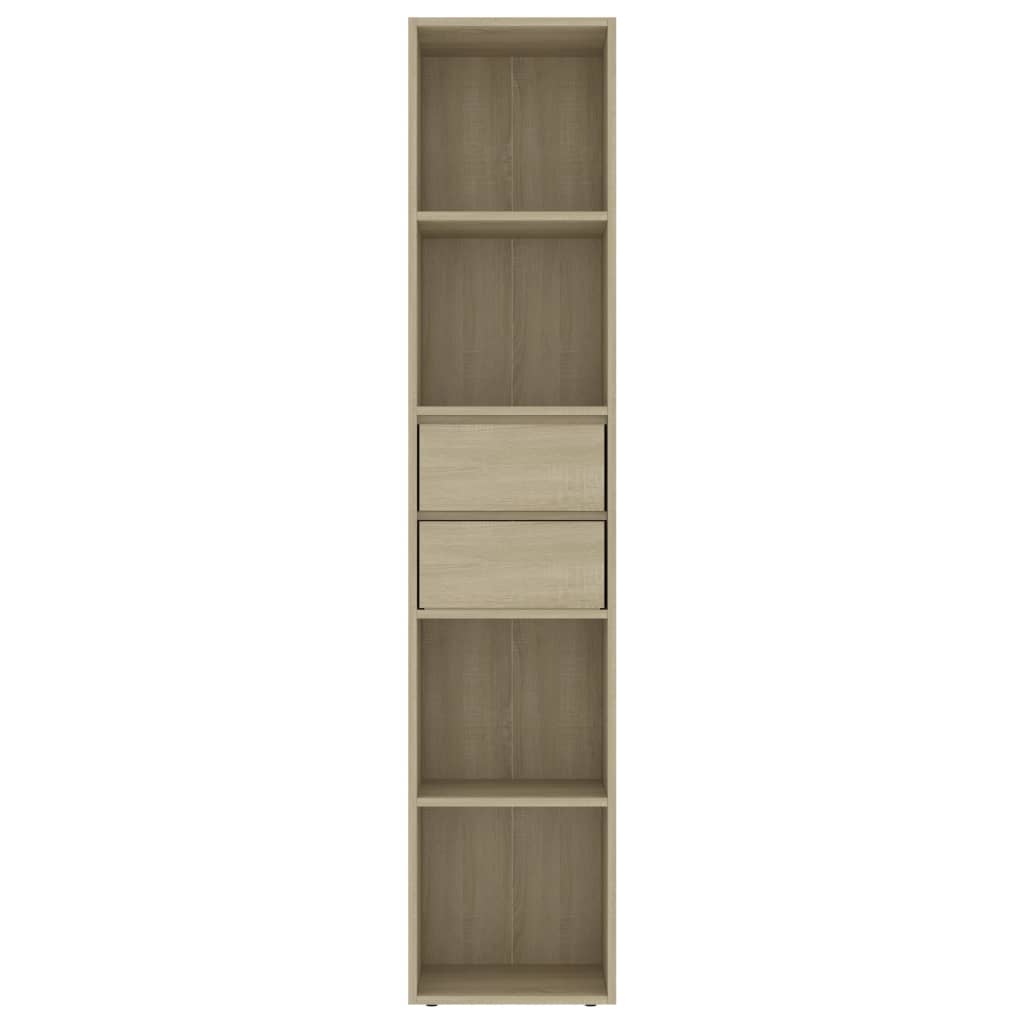 Bücherregal Weiß 36x30x171 cm Holzwerkstoff