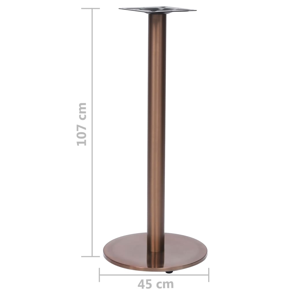 Bistrotisch-Gestell Schwarz 41x41x72 cm Gusseisen
