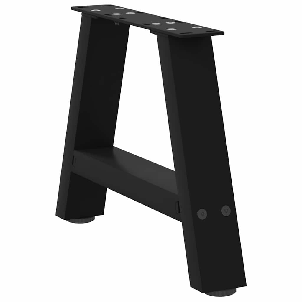Couchtischbeine A-Form 2 Stk. 30x(30-31) cm Stahl