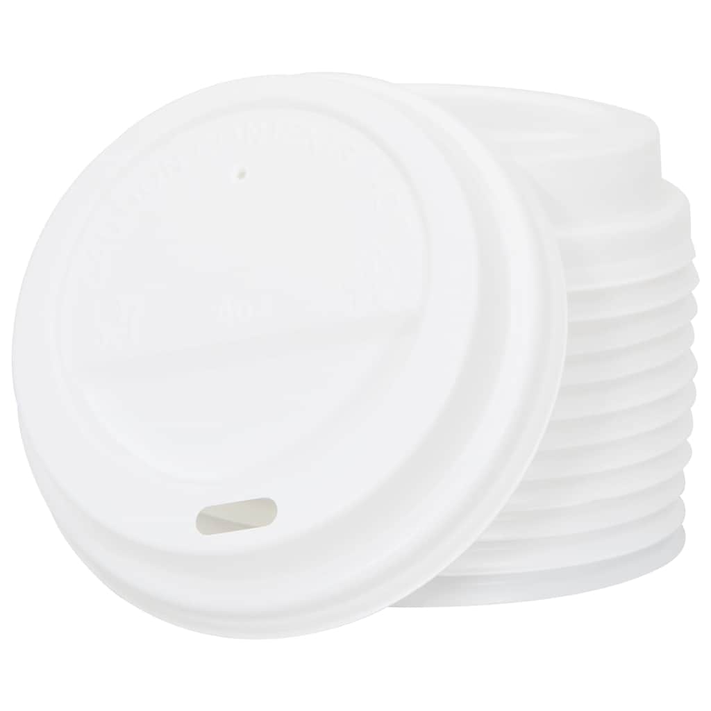 Pappbecher mit Deckeln 1000 Stk. 4oz 100ml