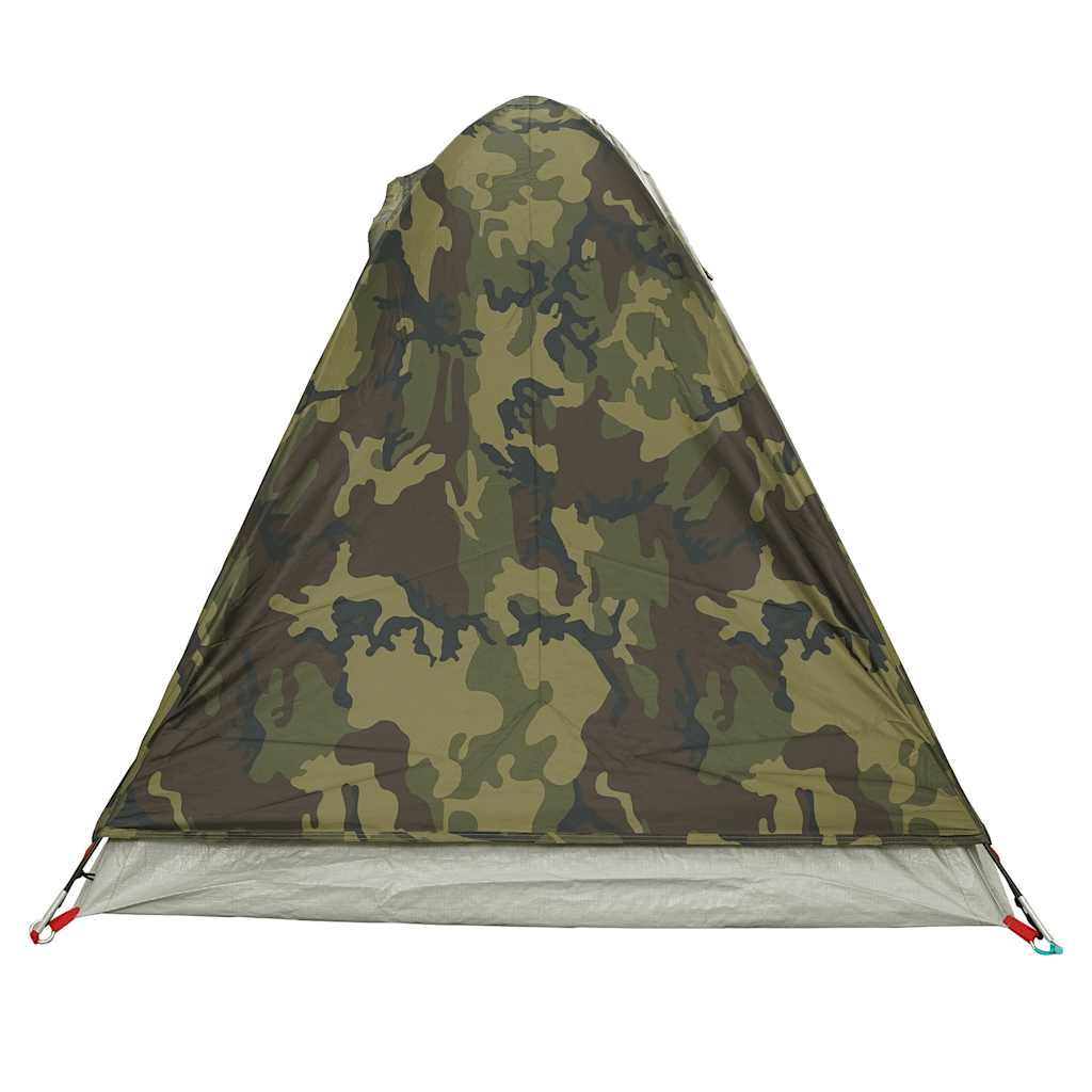 Kuppel-Campingzelt 2 Personen Olivgrün Wasserdicht