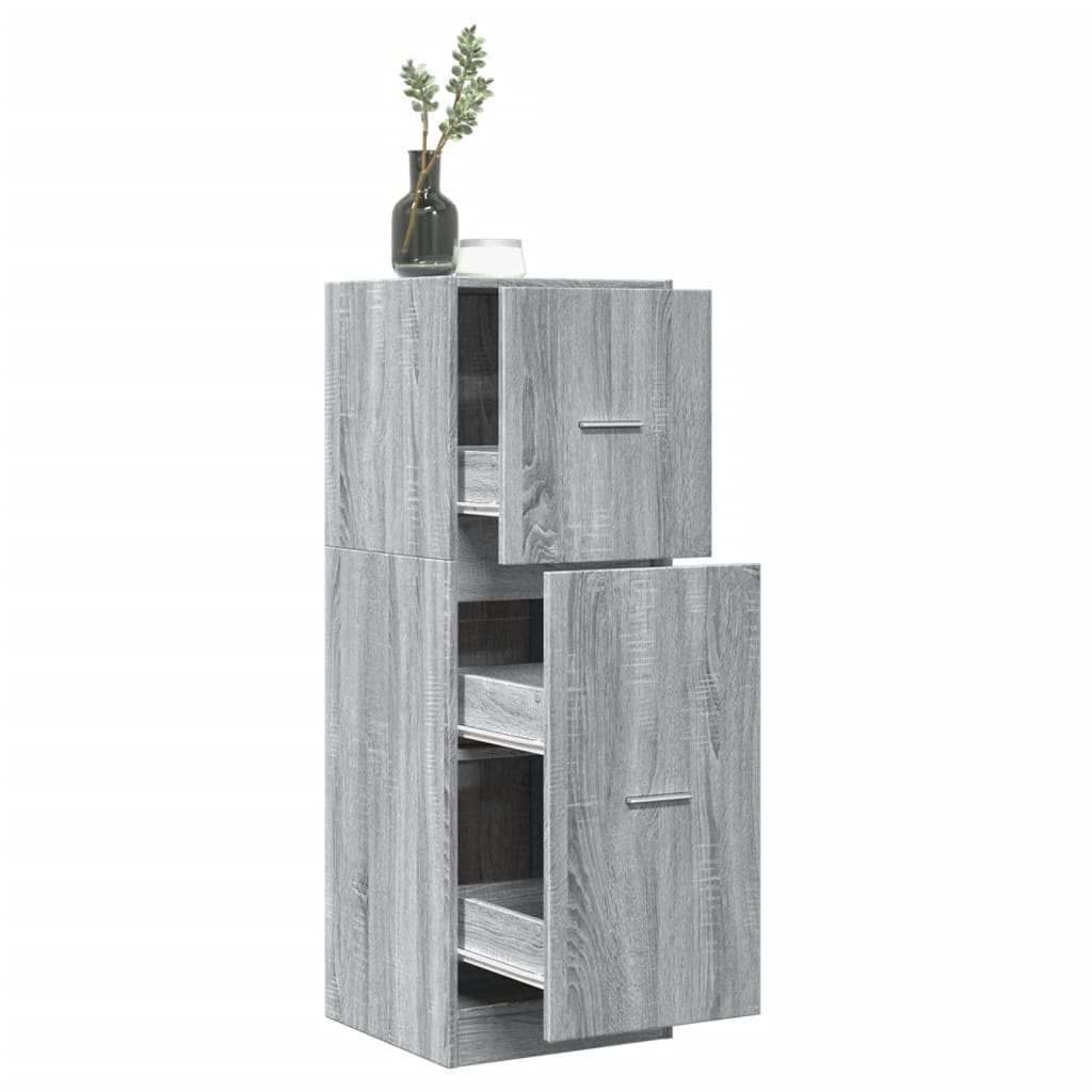 Apothekerschrank Weiß 30 x 41 x 174,5 cm Holzwerkstoff