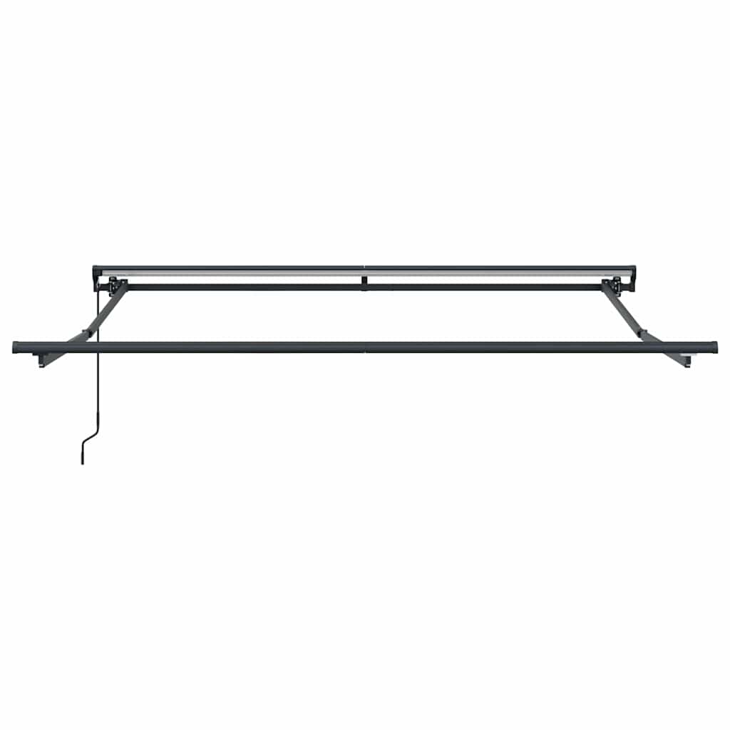 Markisenrahmen Verstellbar Weiß 2,5 x 2 m Stahl