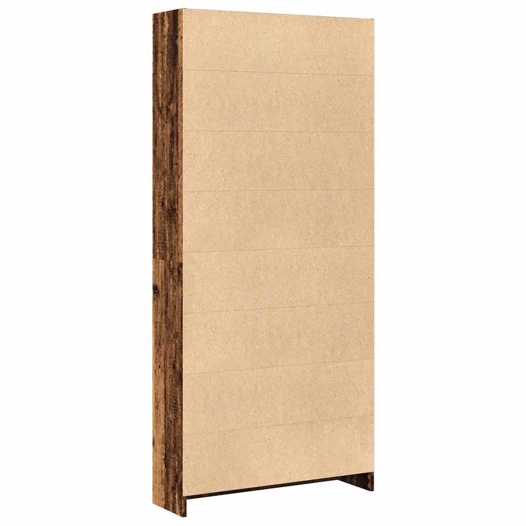 Bücherregal Weiß 40x24x75 cm Holzwerkstoff