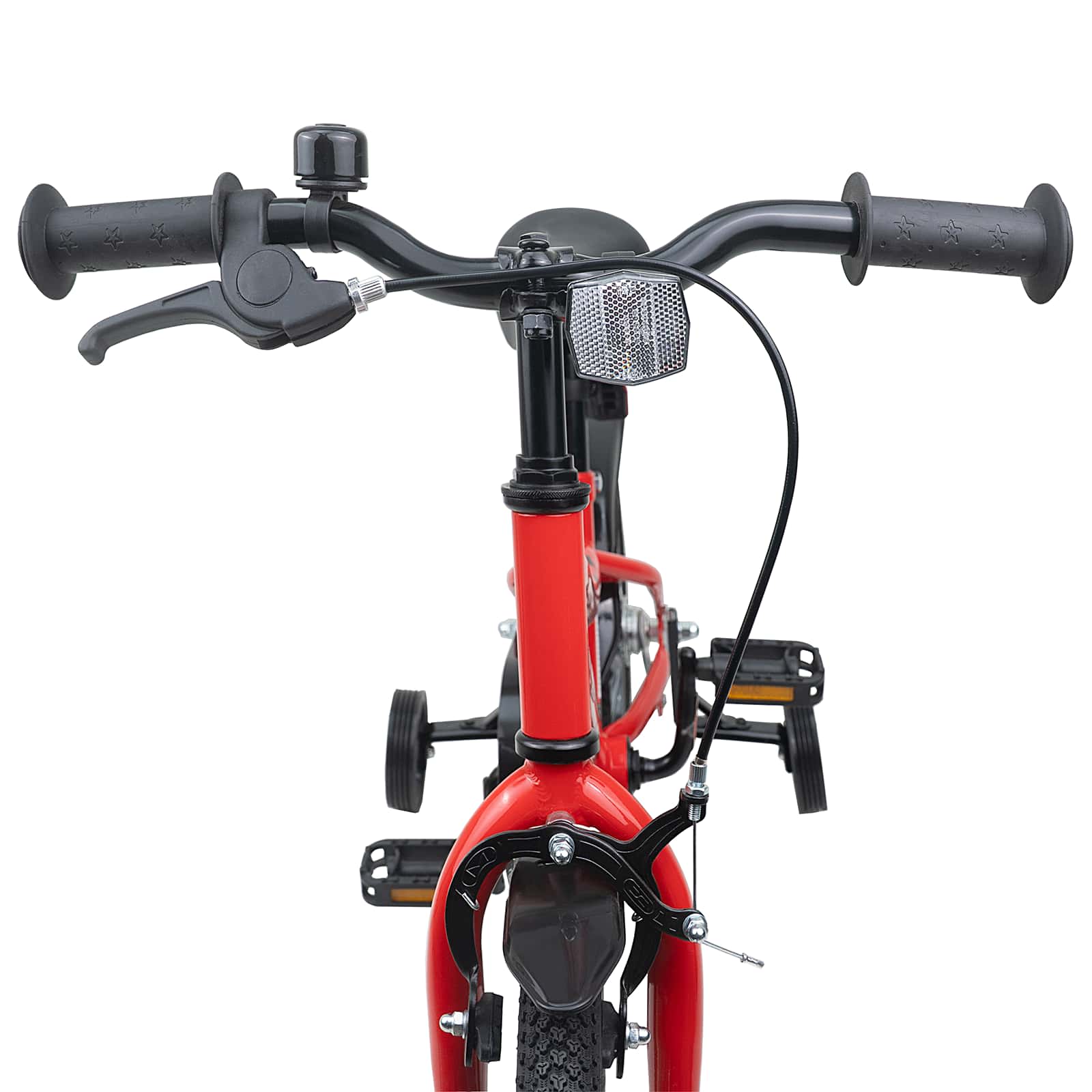 Kinderfahrrad 12 Zoll für 2-4 Jahre alt Schwarz