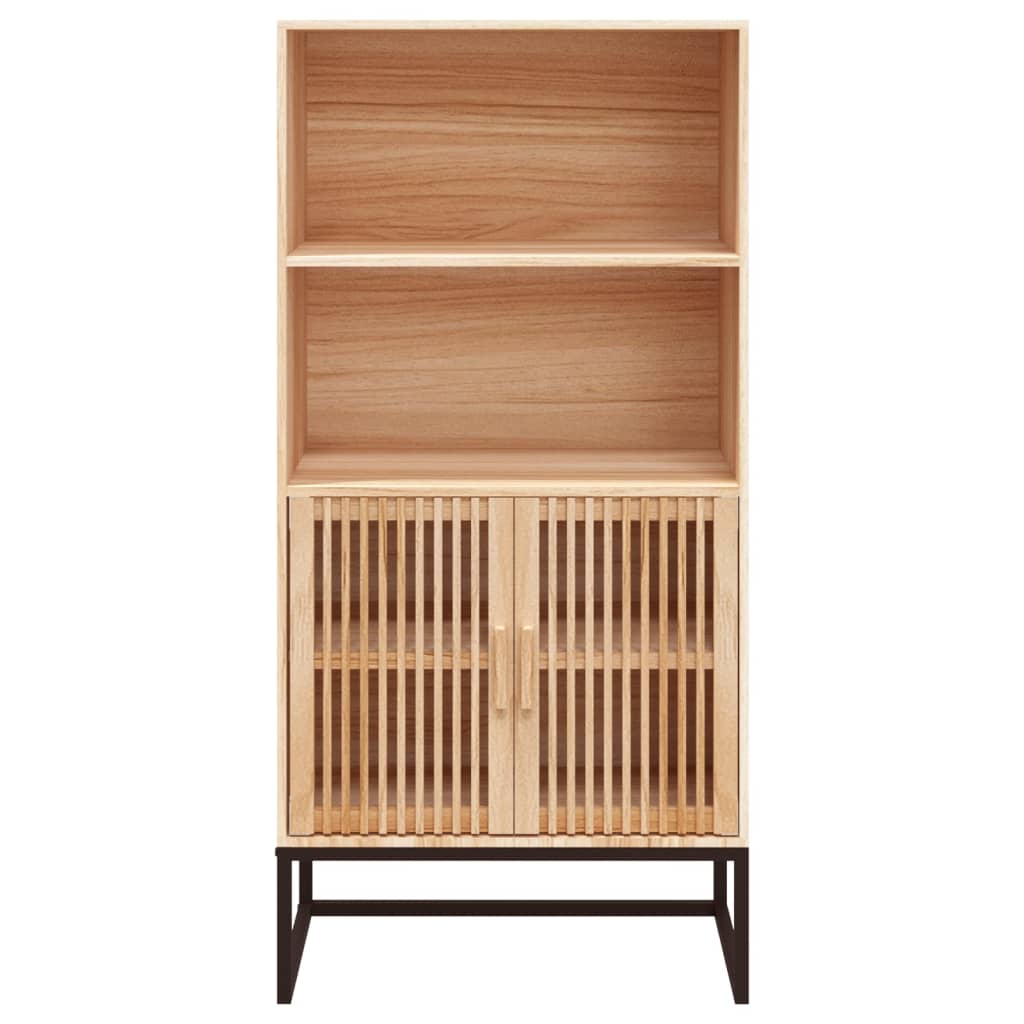 Highboard Weiß 60x35x125 cm Holzwerkstoff