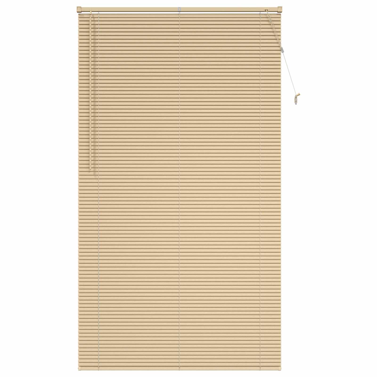 Jalousie Silber Grau 150 x 40 cm 25 mm PVC