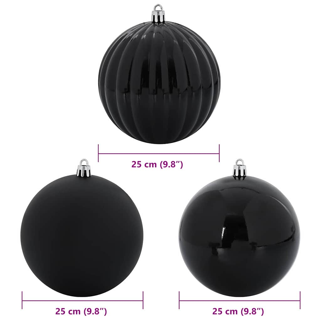 Weihnachtsbaumkugel Set XL 9 pcs Rot Kunststoff