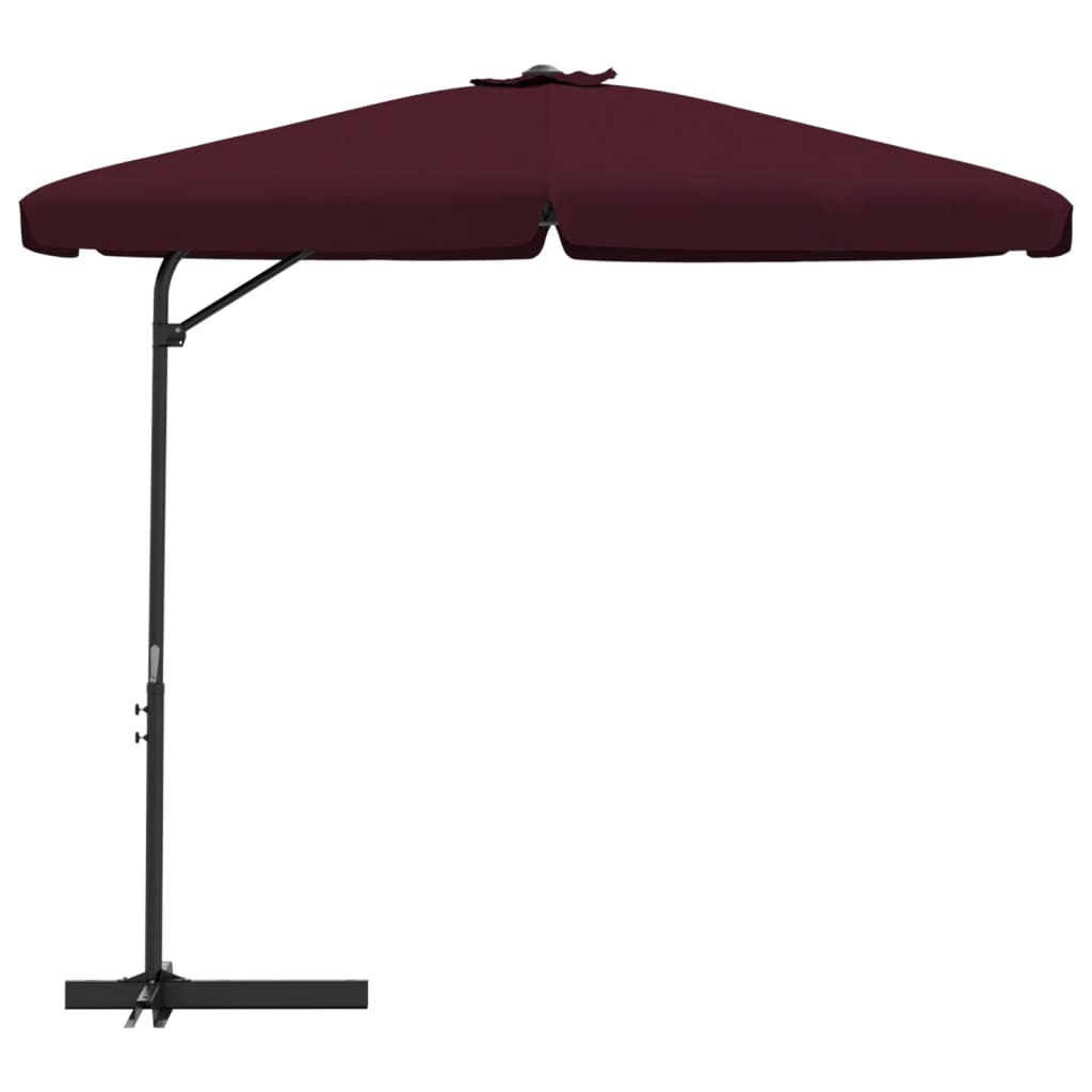Sonnenschirm mit Stahlmast 300 cm Anthrazit