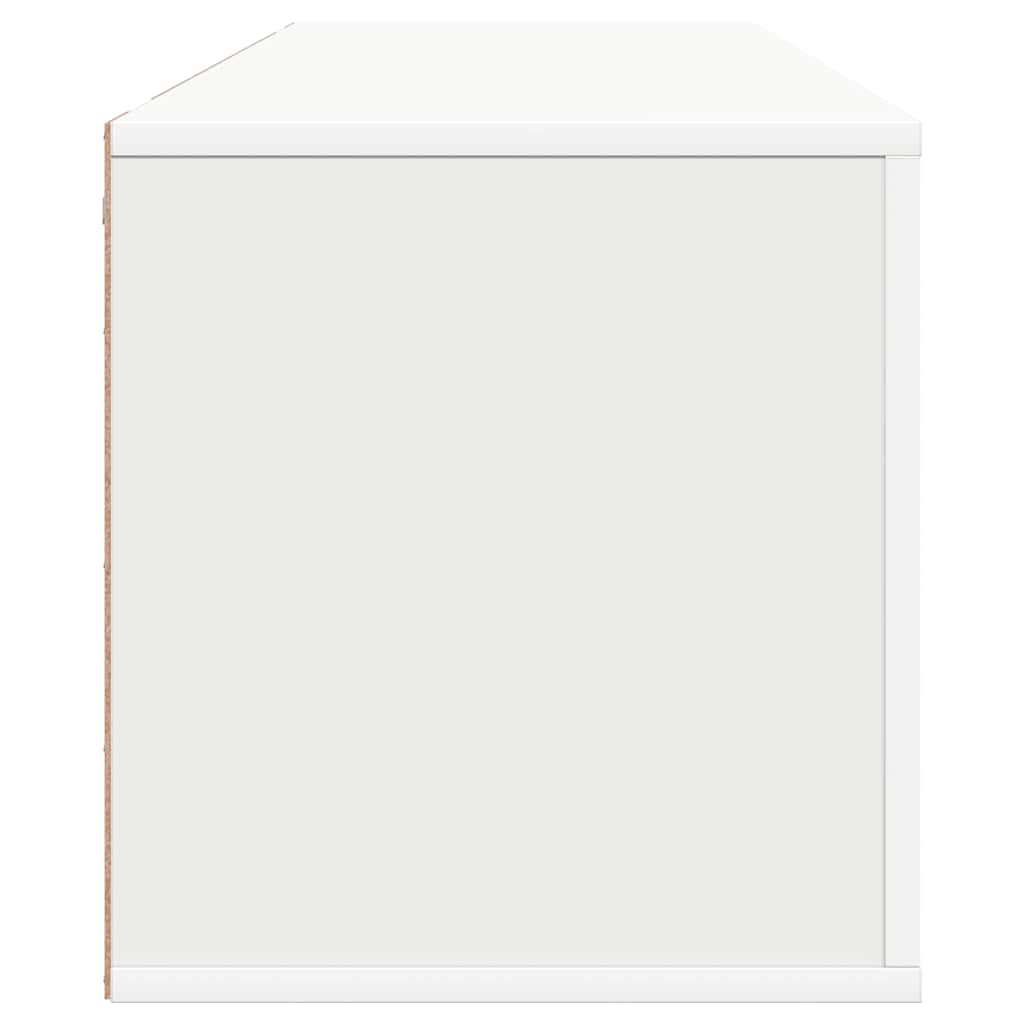 Wand-Schuhschrank Weiß 100x35x38 cm Holzwerkstoff