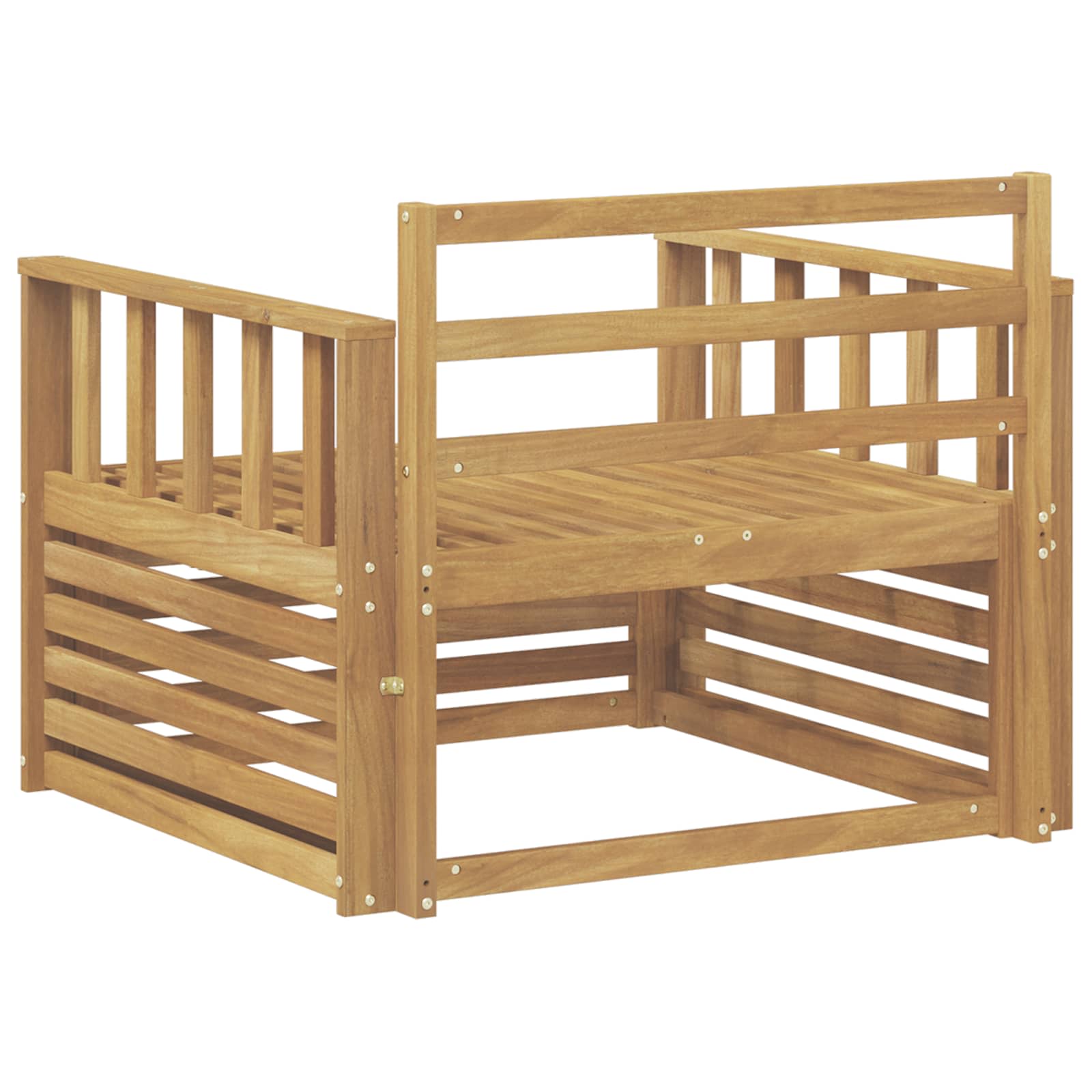 2 Stück Outdoor-Sofa Natur