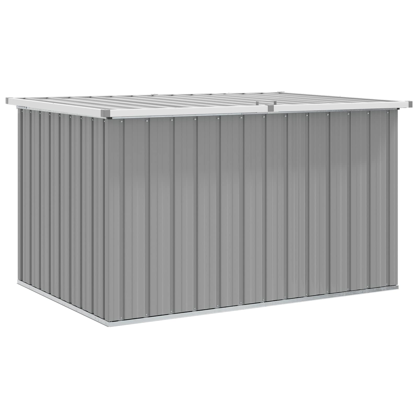 Außenlagerbox Holz 109 x 67 x 65 cm Verzinkter Stahl
