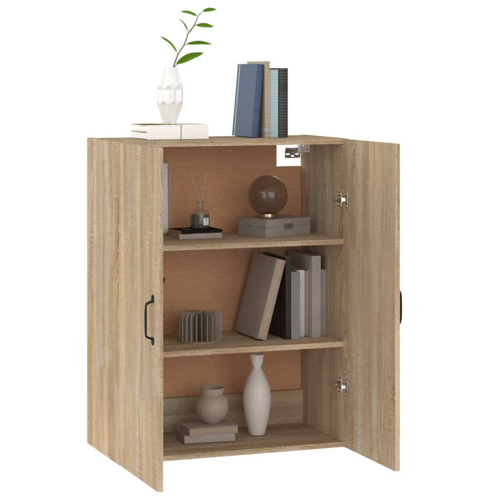 Hängeschrank Weiß 69,5x34x90 cm Holzwerkstoff