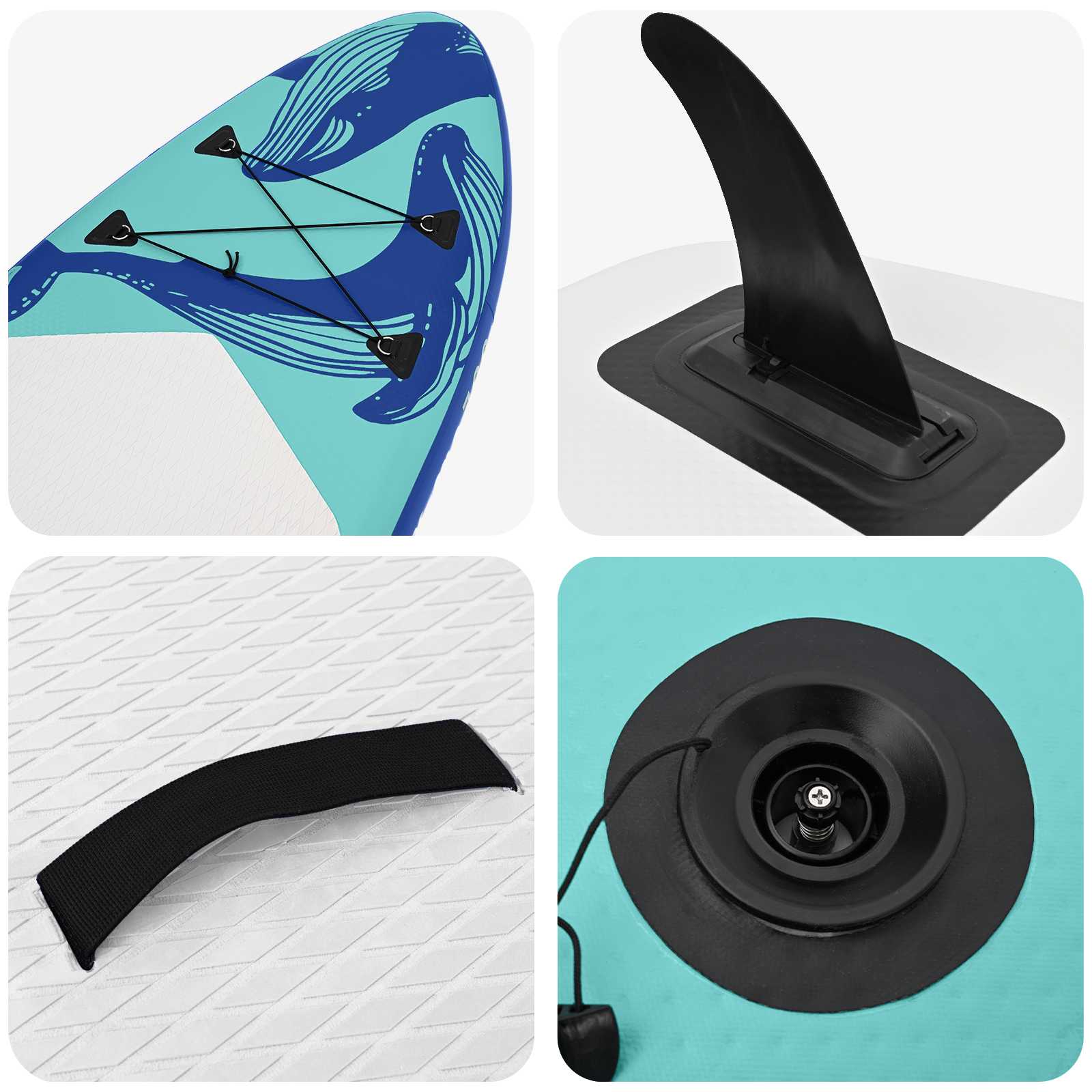 Aufblasbares Stand Up Paddle Board HYDROS 305 x 76 x 15 cm für