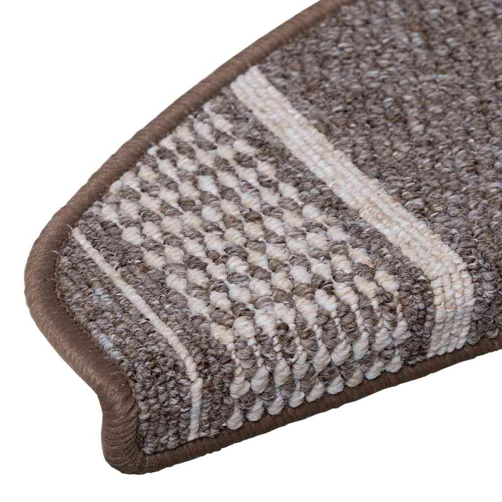 Selbstklebende Treppenschoner 15 pcs Anthrazit 65 x 21 x 4 cm