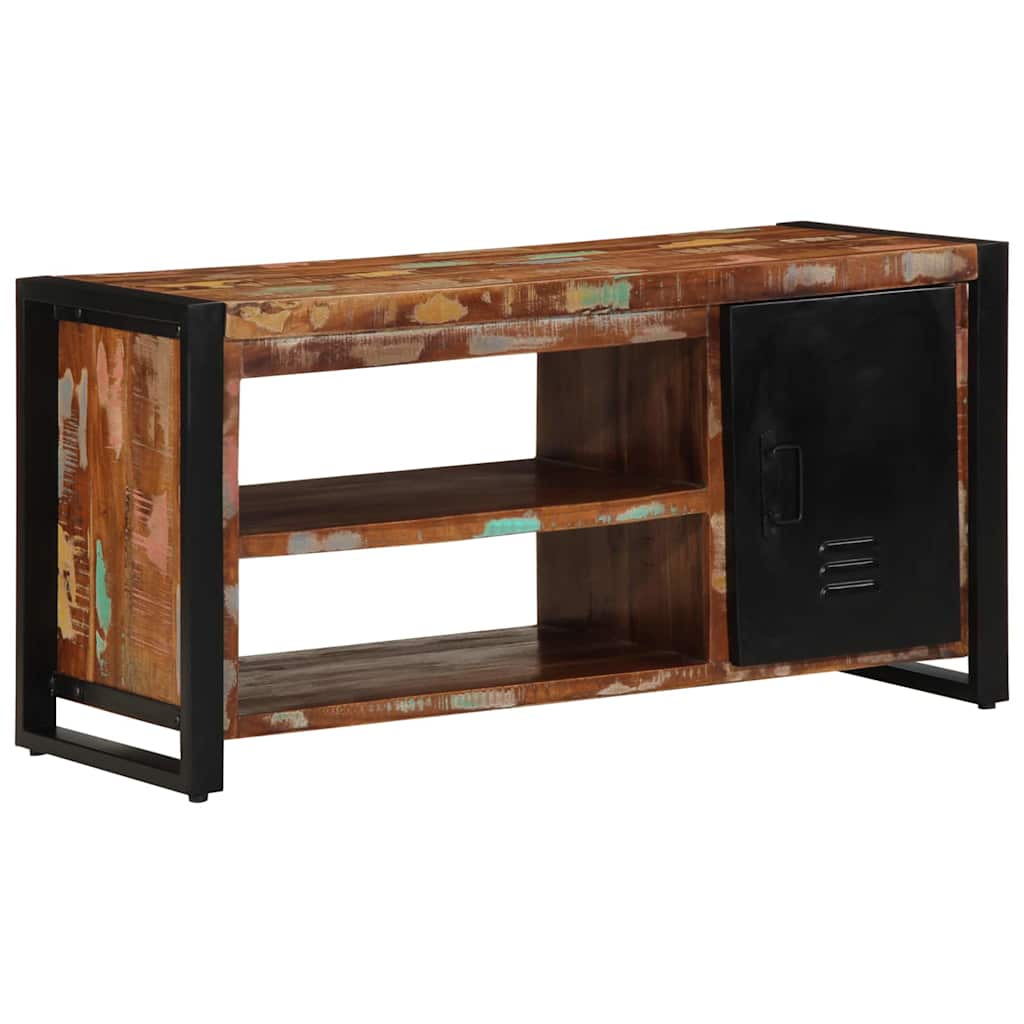 Schuhbank Braun 100 x 40 x 50 cm Massivholz Mango