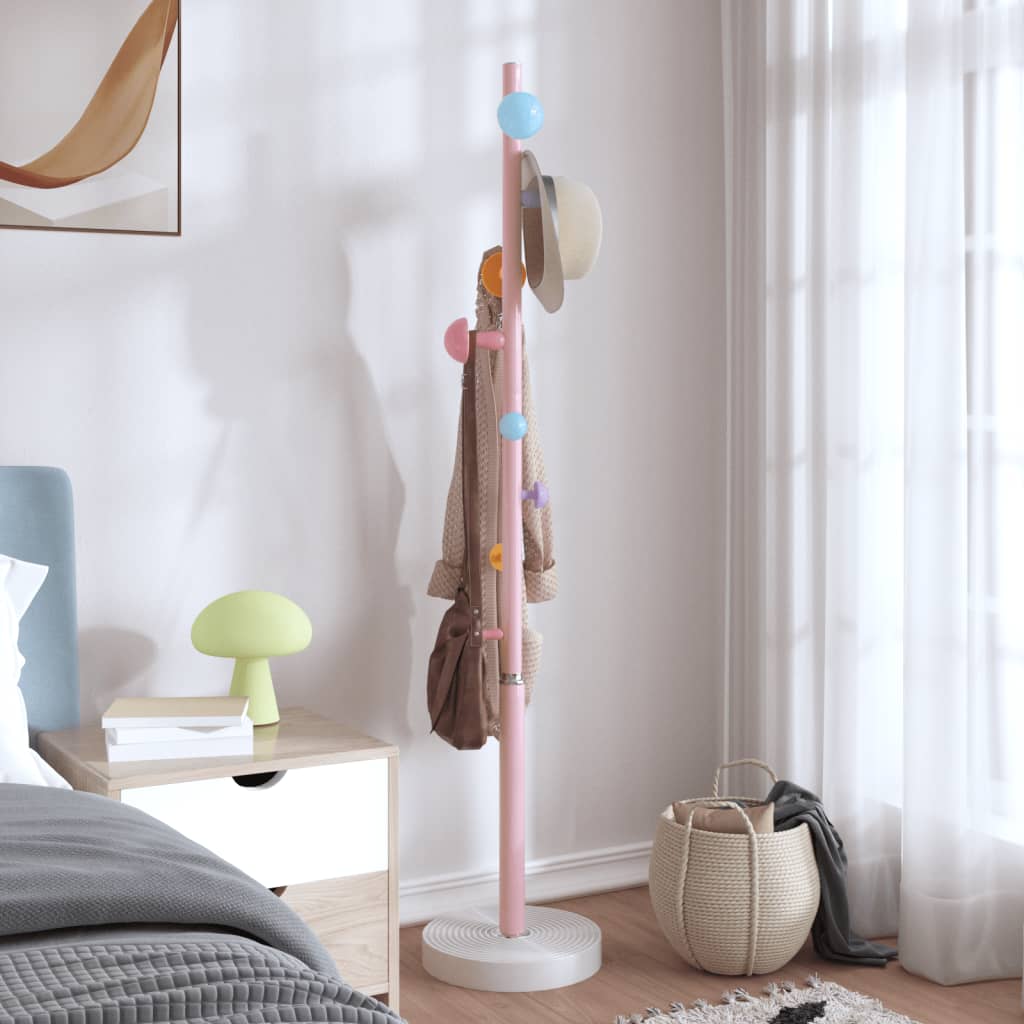 Garderobenständer Weiß 172 cm Pulverbeschichtetes Eisen
