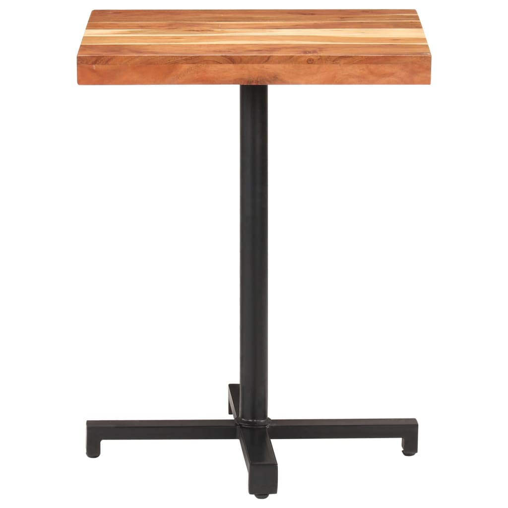 Bistrotisch Rund Ø60x75 cm Raues Mangoholz