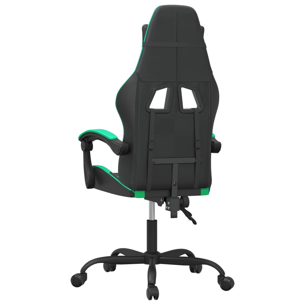 Gaming-Stuhl Schwarz und Golden Kunstleder