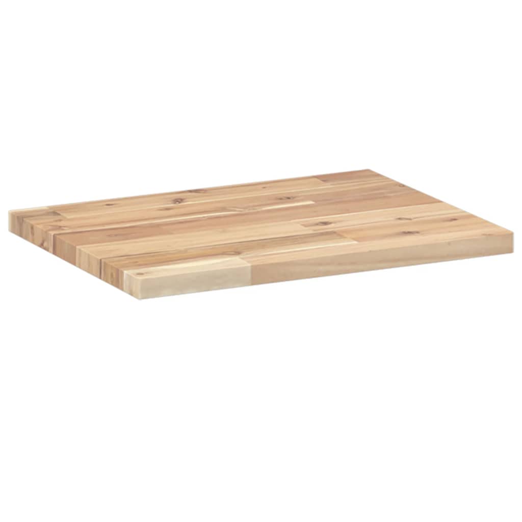 Tischplatte 40x20x2 cm Rechteckig Massivholz Akazie