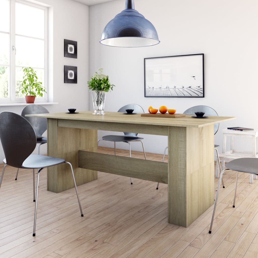 Esstisch Weiß 180x90x76 cm Holzwerkstoff