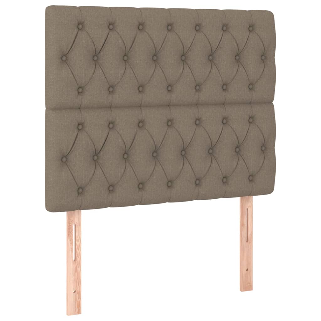 Kopfteil Hellgrau 80x7x118/128 cm Stoff