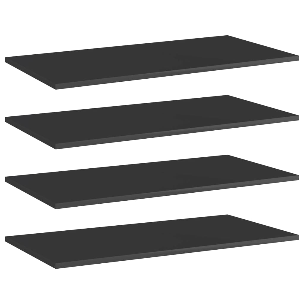 Bücherregal-Bretter 4 Stk. Weiß 40x10x1,5 cm Holzwerkstoff